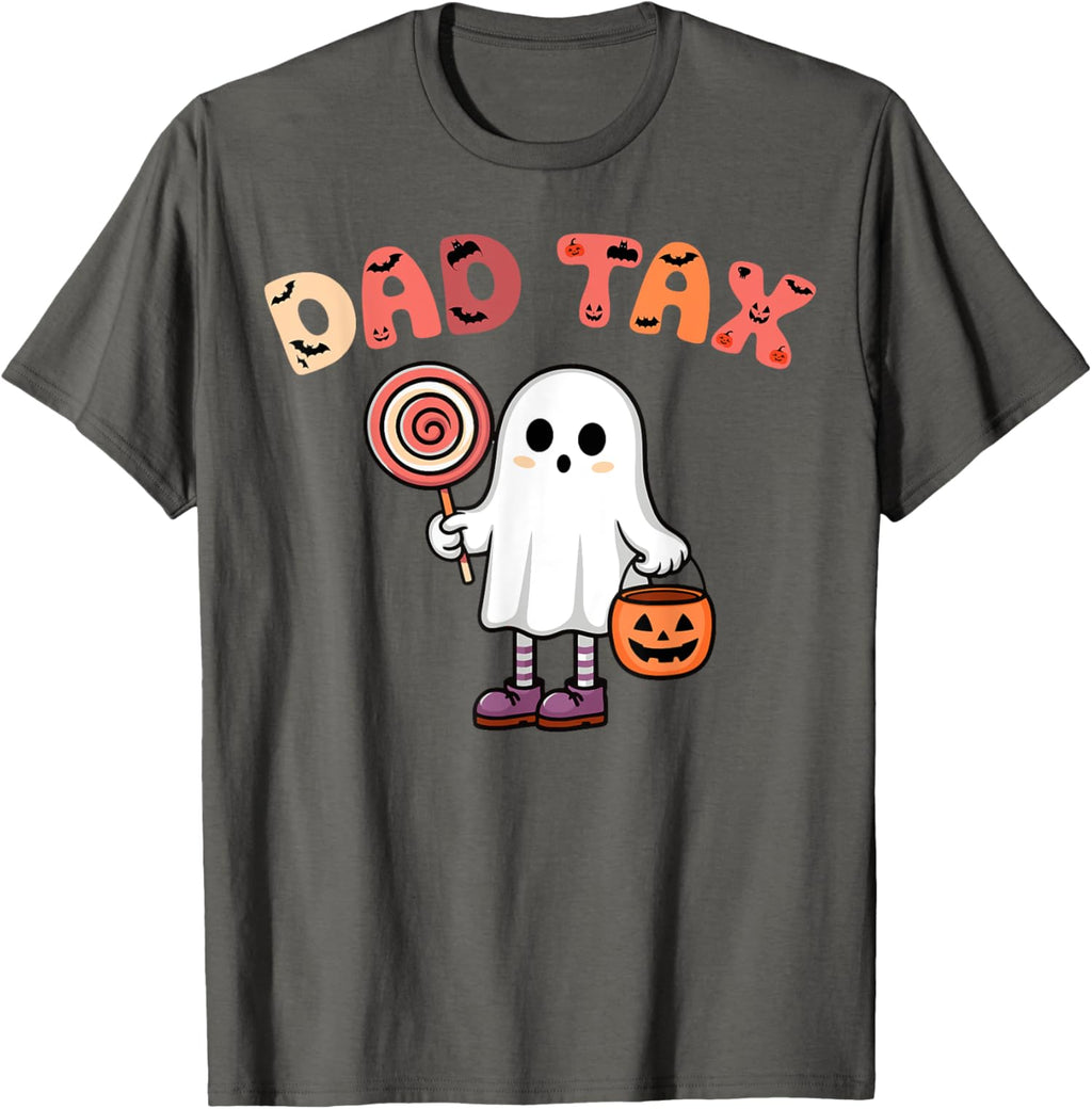Dad Tax Halloween Trick Or Treat Candy Pumpkin Dad Unisex T-Shirt
