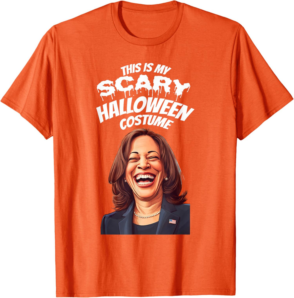 Funny Kamala Harris Scary Halloween Gag President Unisex T-Shirt