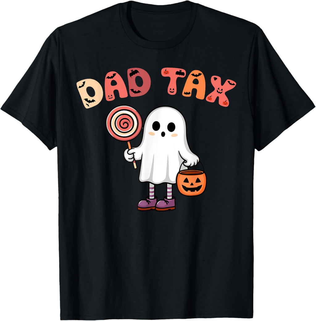 Dad Tax Halloween Trick Or Treat Candy Pumpkin Dad Unisex T-Shirt