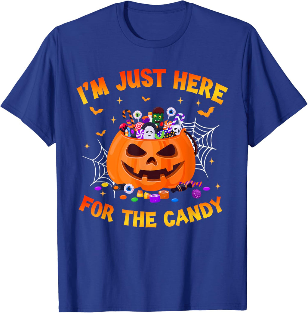 I'm Just Here For The Candy Halloween Trick Or Treat Unisex T-Shirt