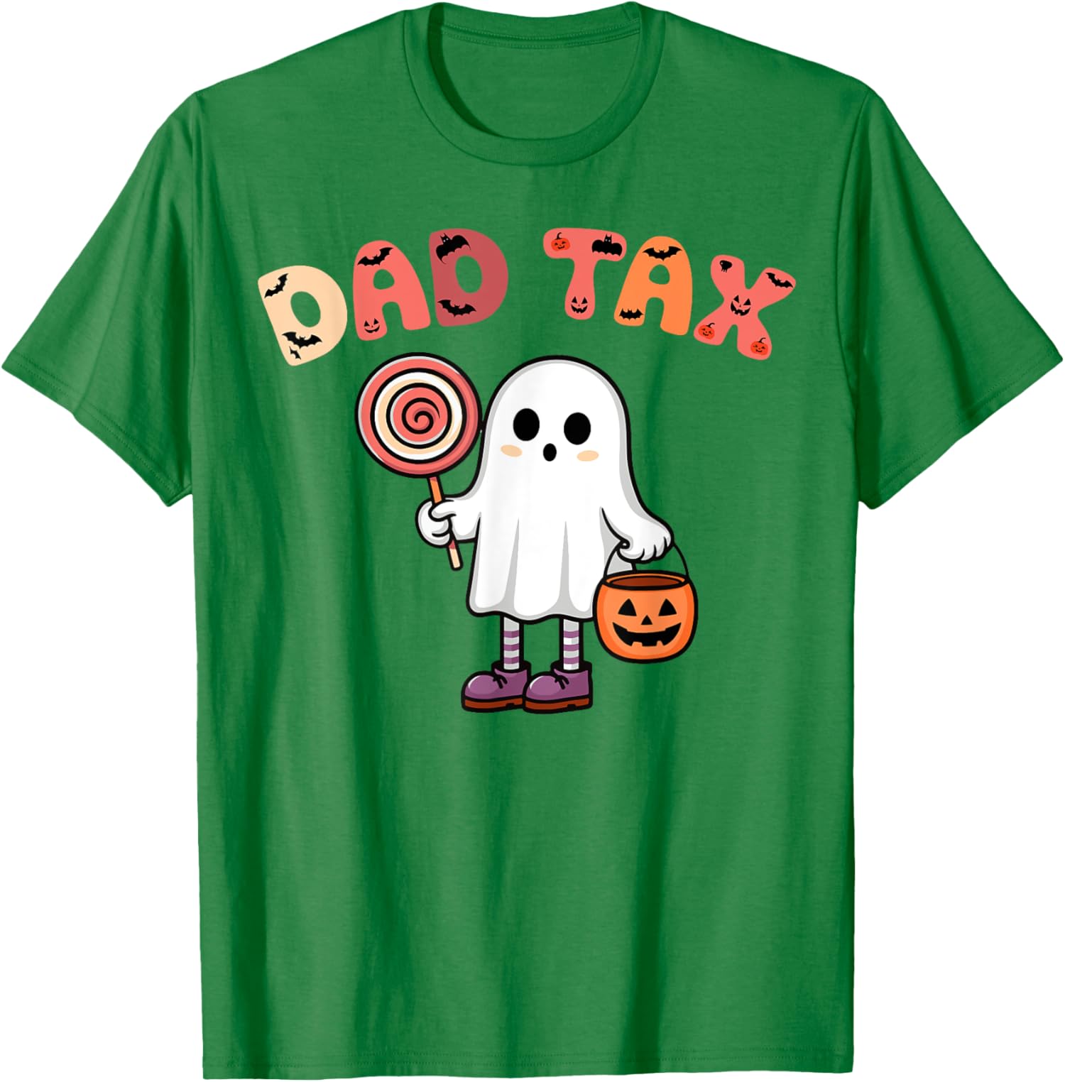 Dad Tax Halloween Trick Or Treat Candy Pumpkin Dad Unisex T-Shirt