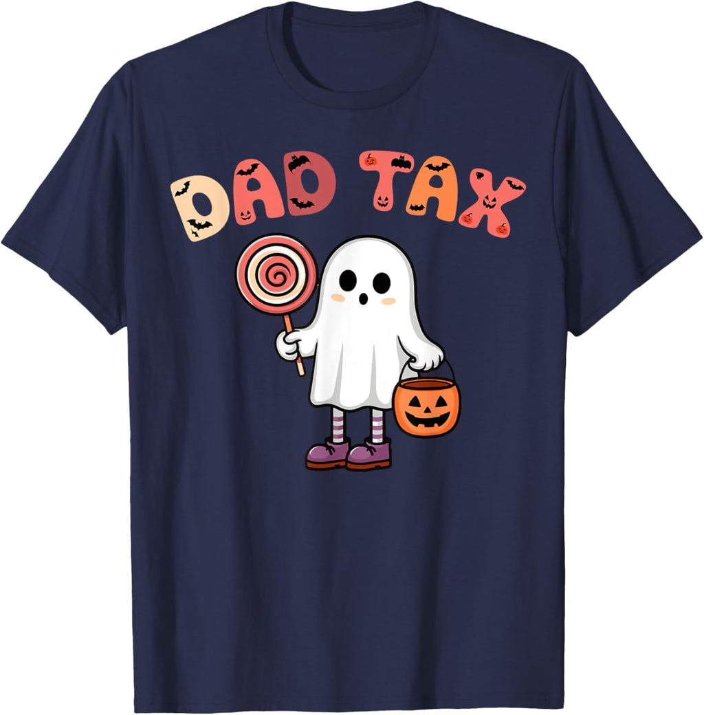 Dad Tax Halloween Trick Or Treat Candy Pumpkin Dad Unisex T-Shirt
