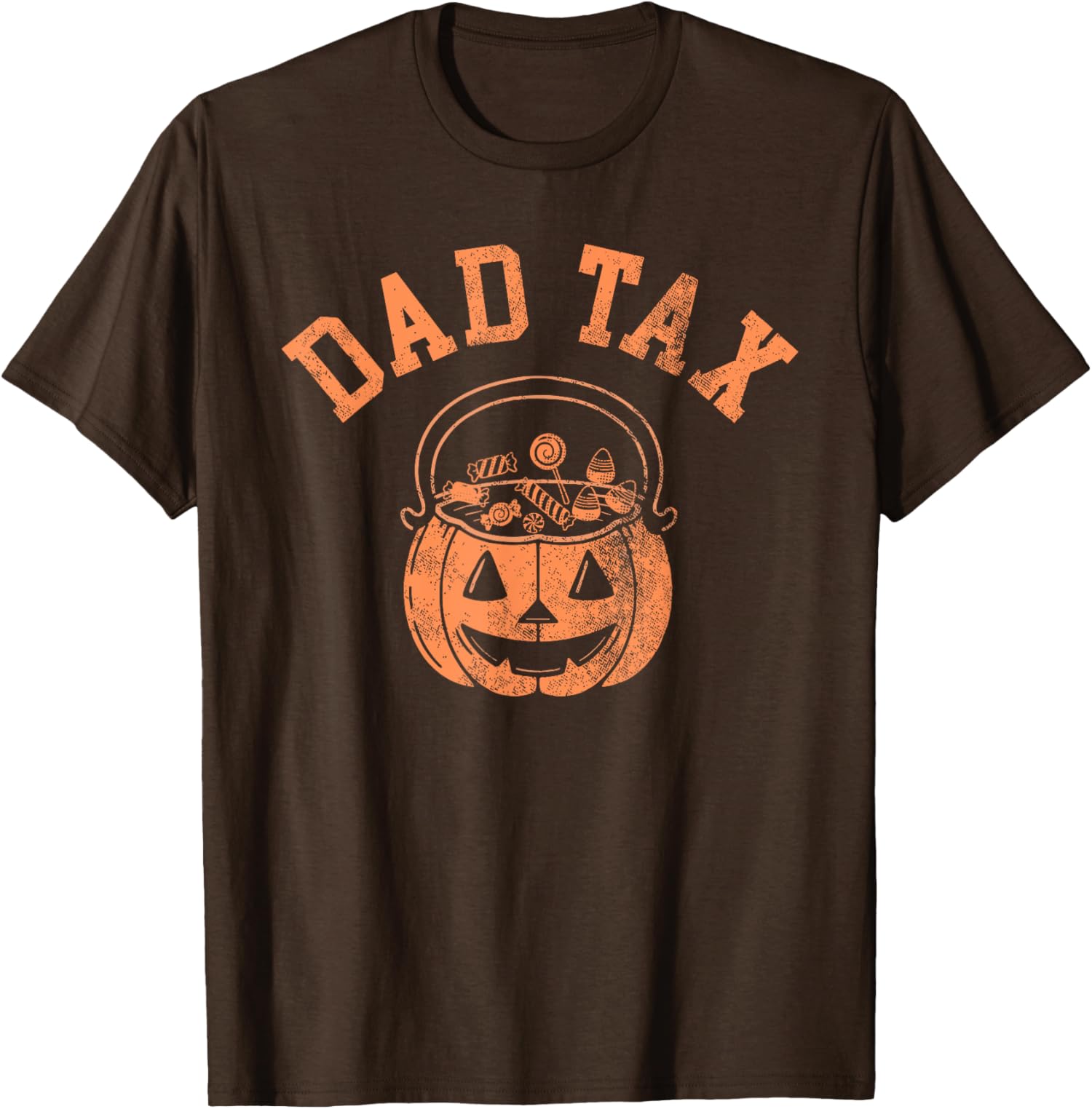 Dad Tax Halloween Trick Or Treat Candy Pumkin Design Unisex T-Shirt