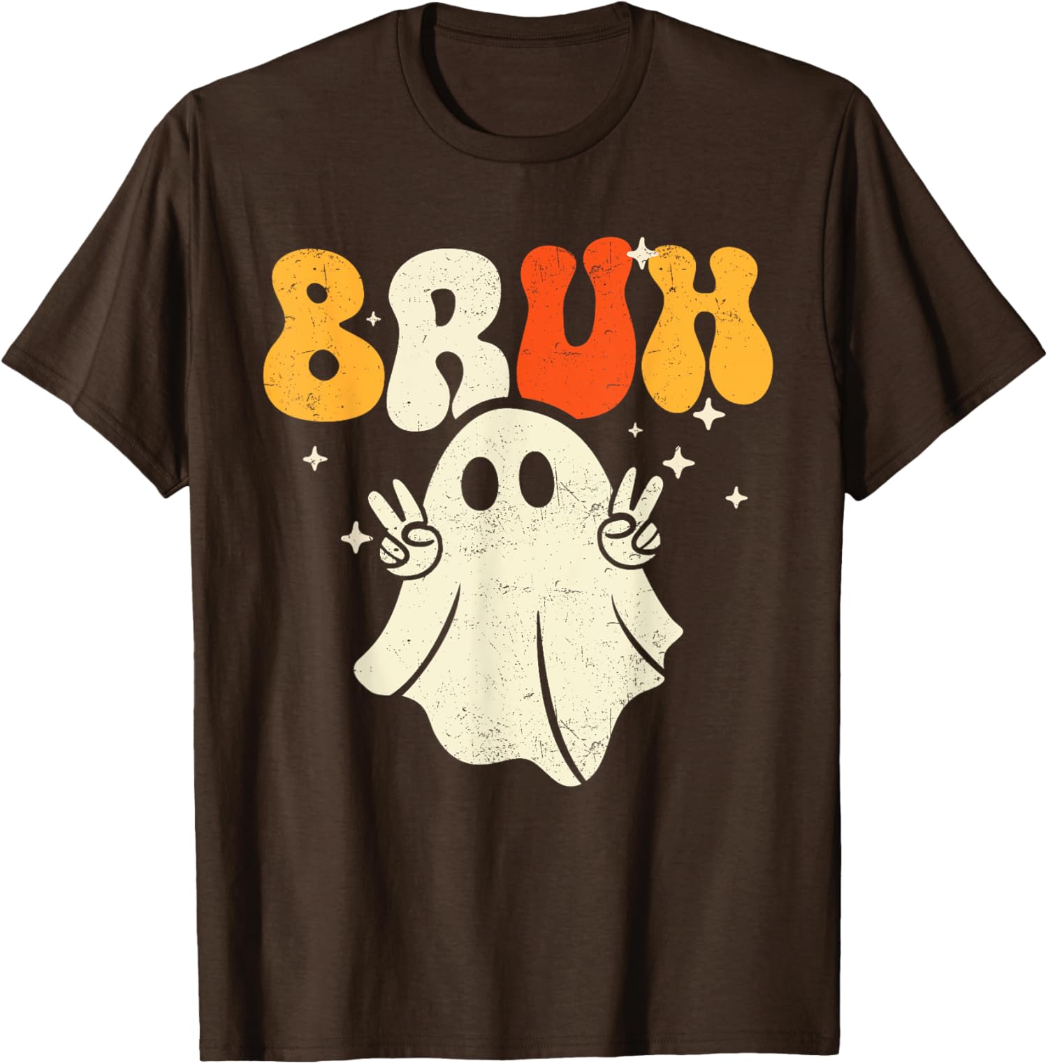 Bruh Ghost Halloween Ghost Trick Or Treat Candy Gift Unisex T-Shirt