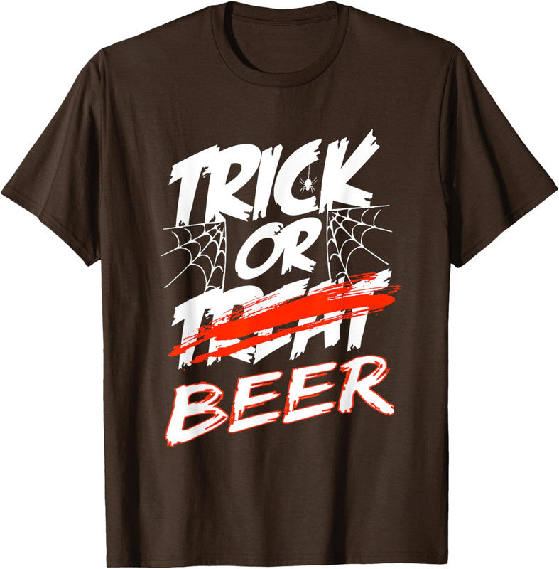 Trick Or Beer - Trick Or Treating Halloween Design Unisex T-Shirt