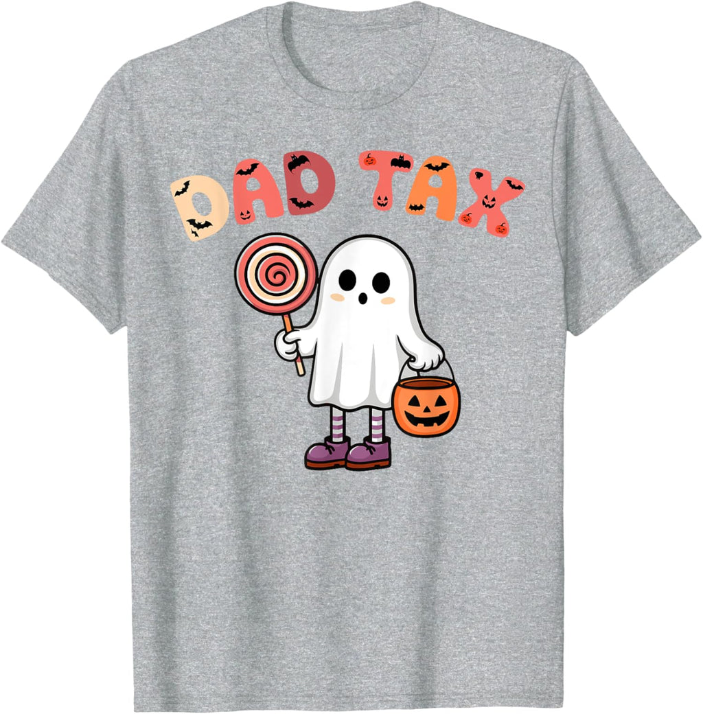 Dad Tax Halloween Trick Or Treat Candy Pumpkin Dad Unisex T-Shirt