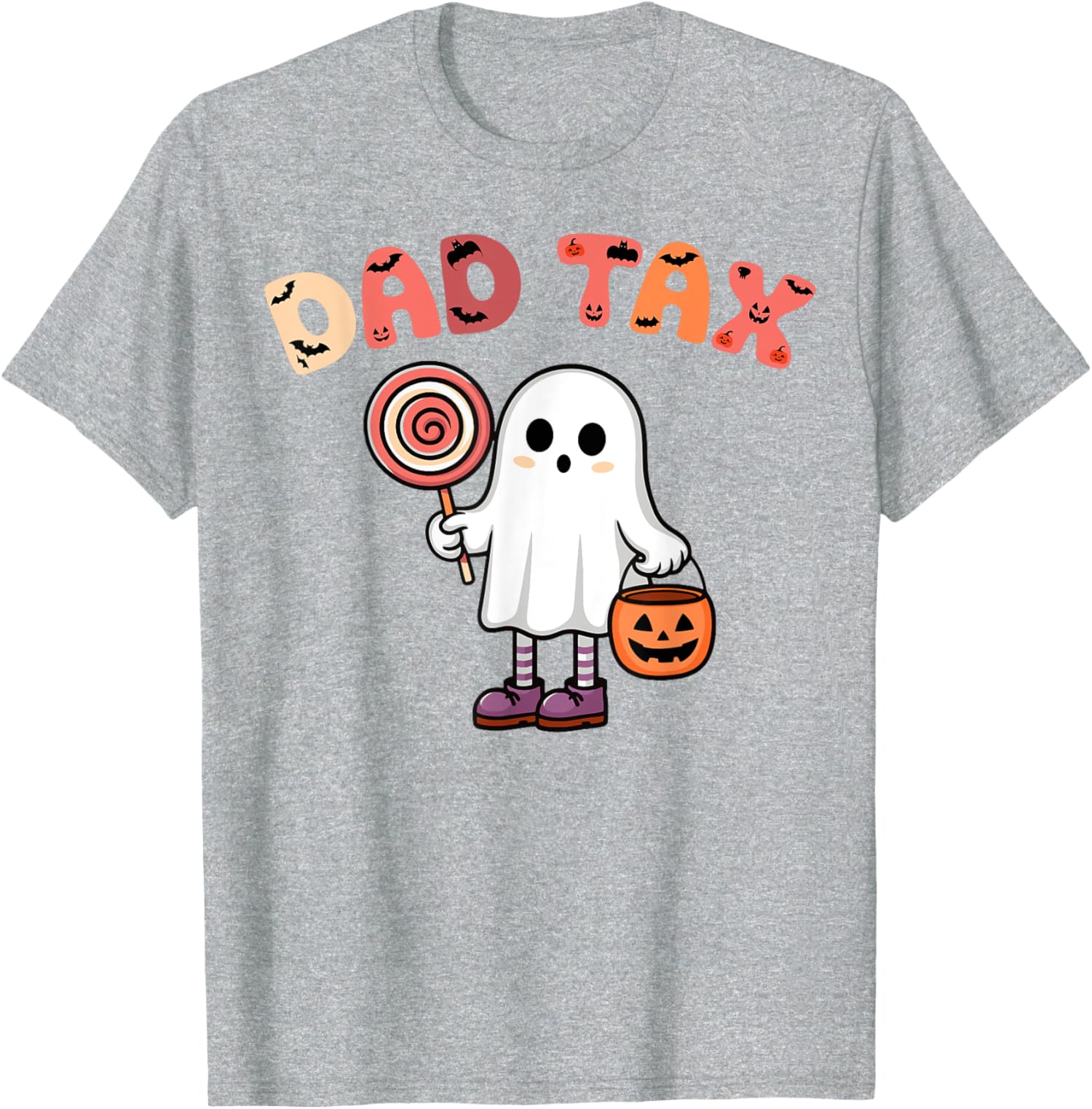 Dad Tax Halloween Trick Or Treat Candy Pumpkin Dad Unisex T-Shirt