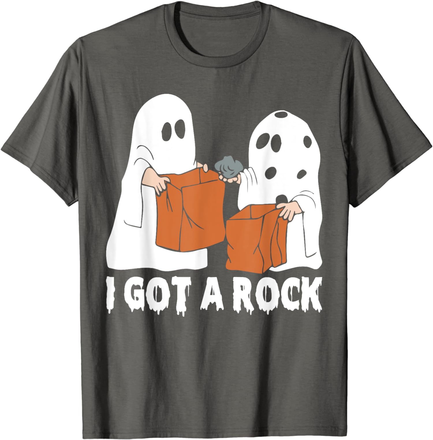 Funny Boo Ghost Scary I Got A Rock Halloween Unisex T-Shirt