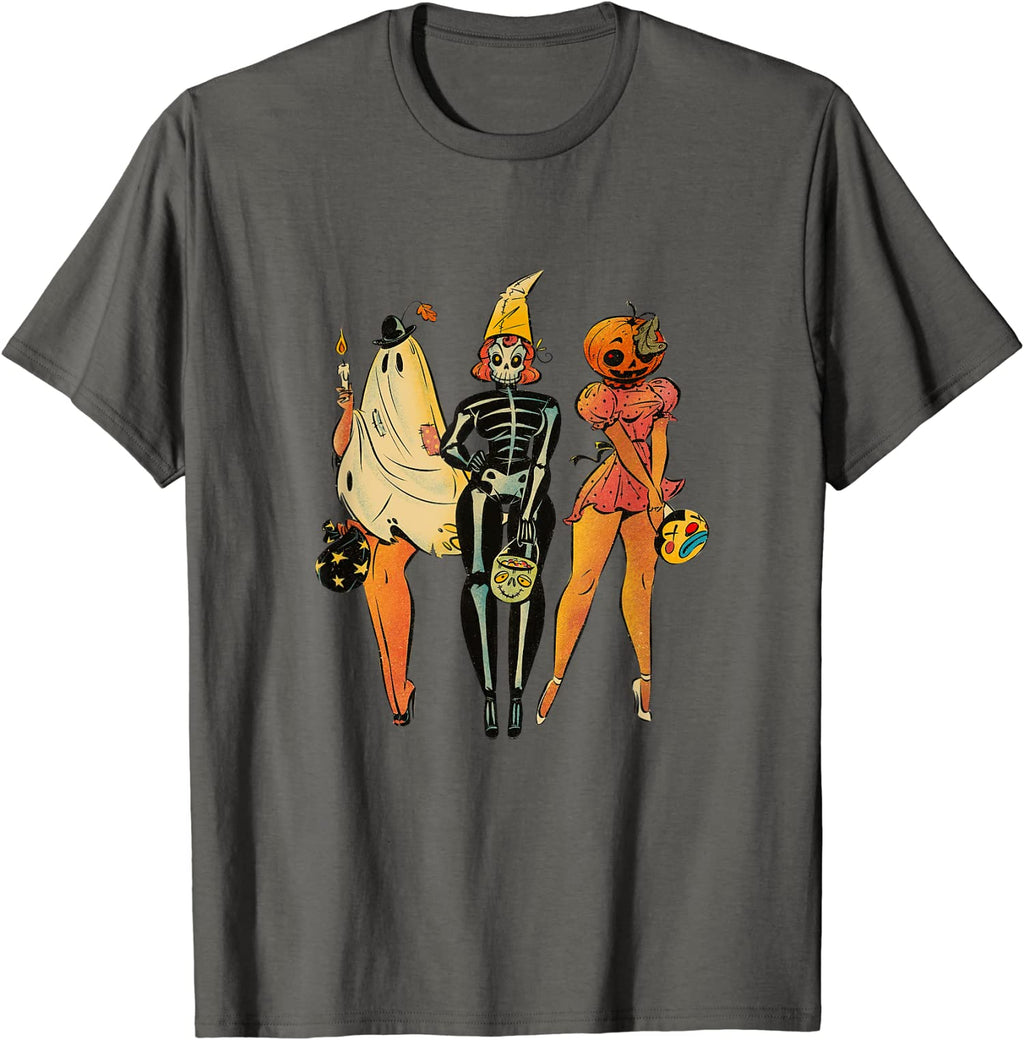 Ghost Pumpkin Jack O Lantern Halloween Trick Or Treat Unisex T-Shirt