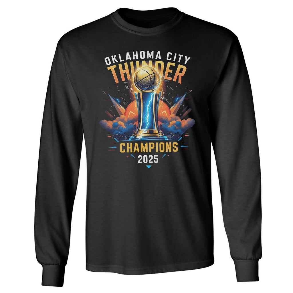 Oklahoma City Inspired Basketball Champions Edition Long Sleeve Tshirt