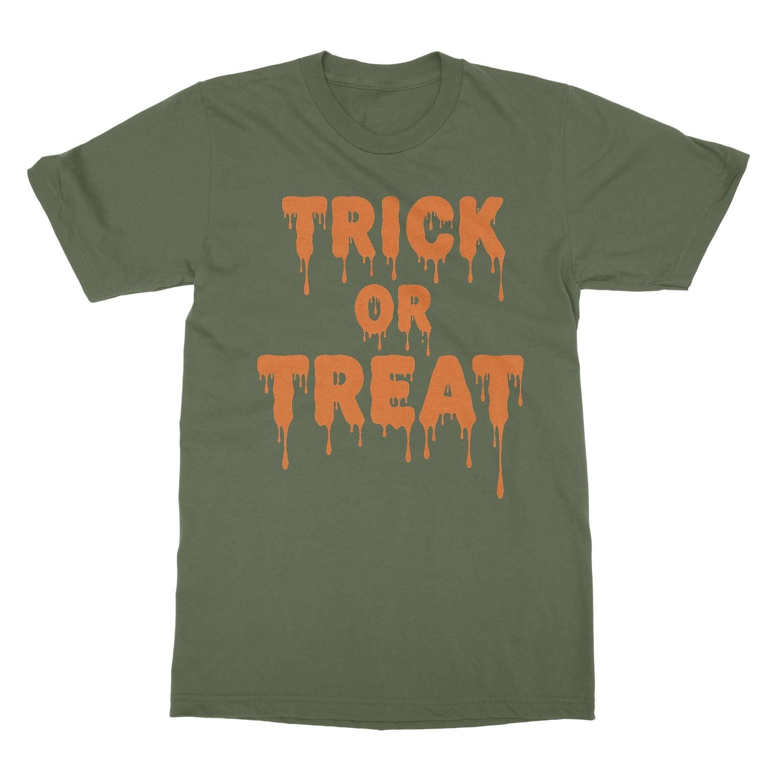 Trick or Treat Design - Drip Letters Halloween Humor Unisex T-Shirt