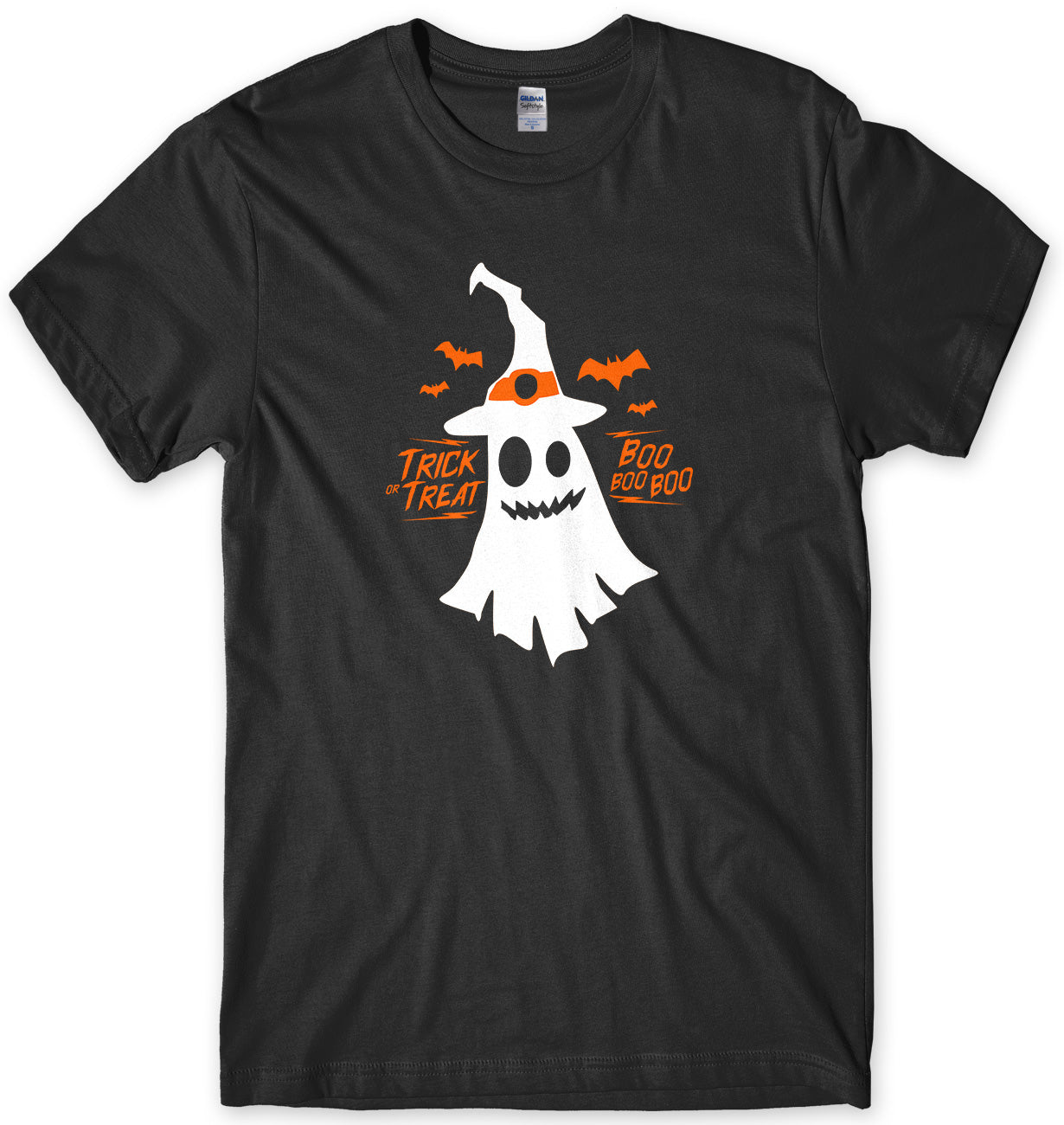 Halloween Trick Or Treat Boo Mens Funny Unisex T-Shirt