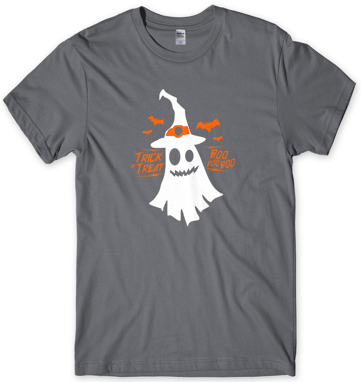 Halloween Trick Or Treat Boo Mens Funny Unisex T-Shirt