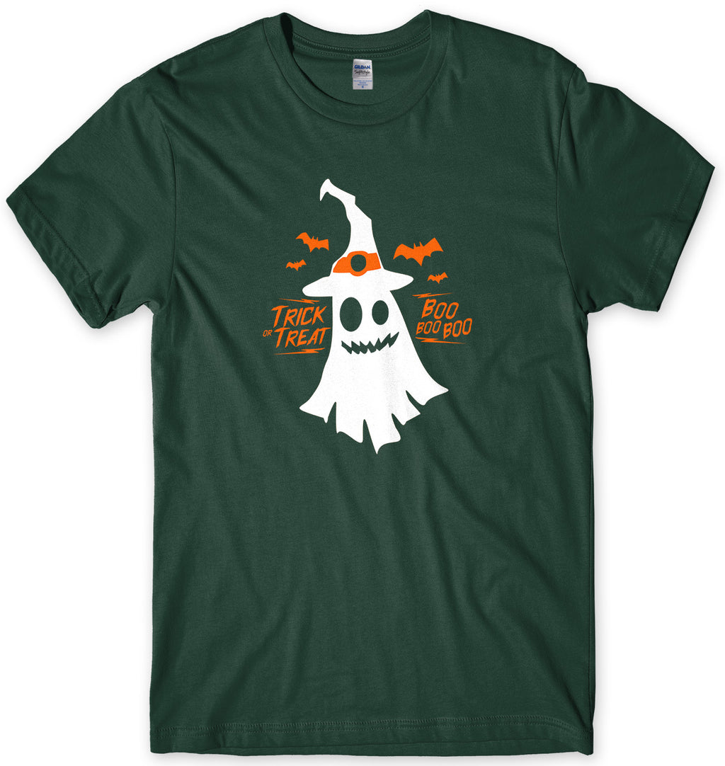 Halloween Trick Or Treat Boo Mens Funny Unisex T-Shirt