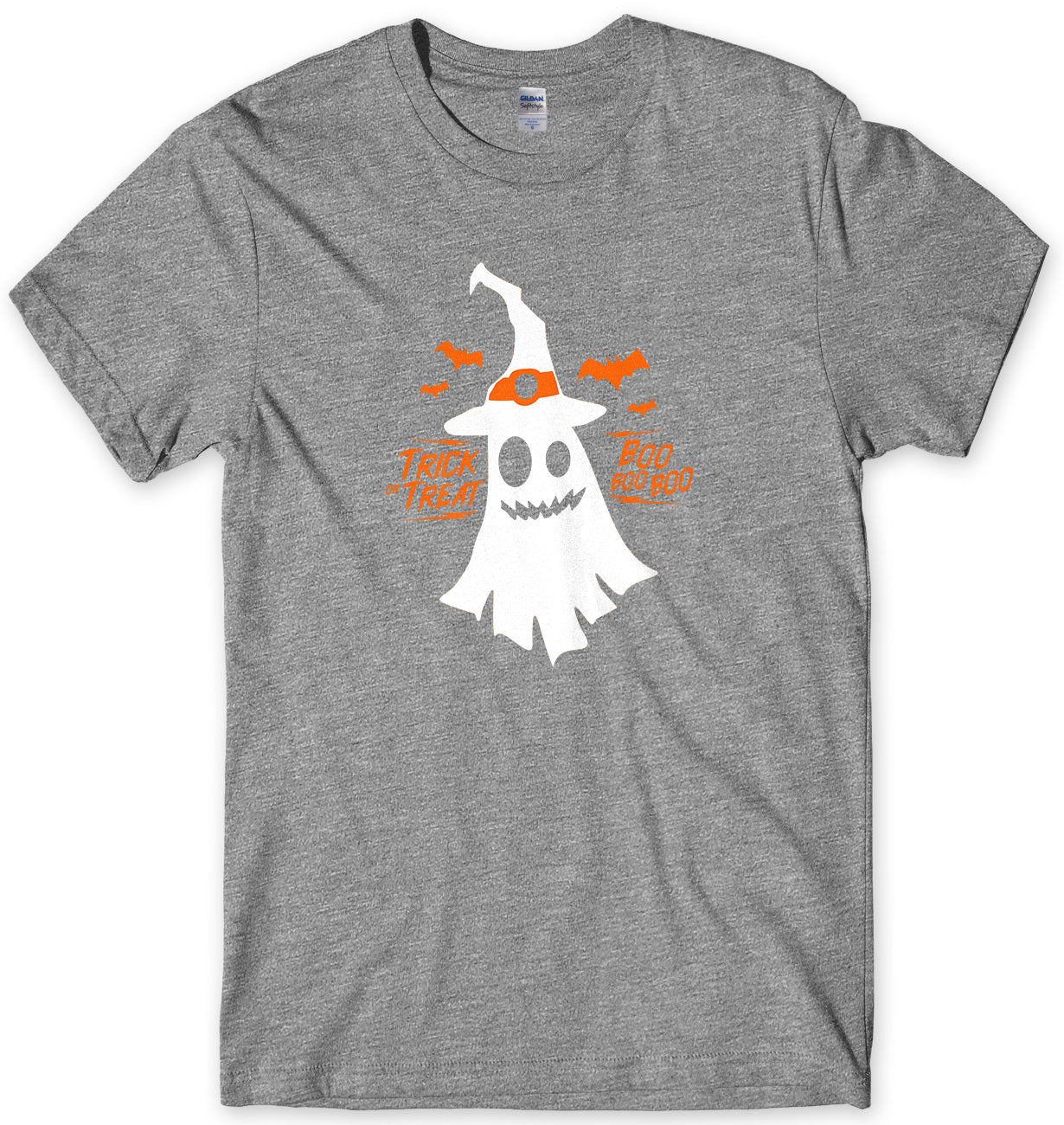 Halloween Trick Or Treat Boo Mens Funny Unisex T-Shirt