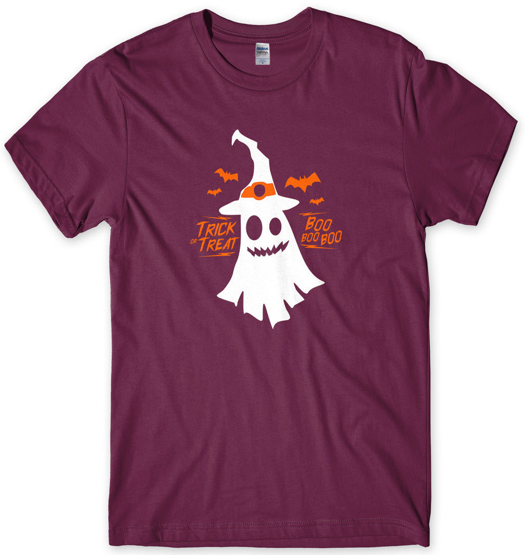 Halloween Trick Or Treat Boo Mens Funny Unisex T-Shirt