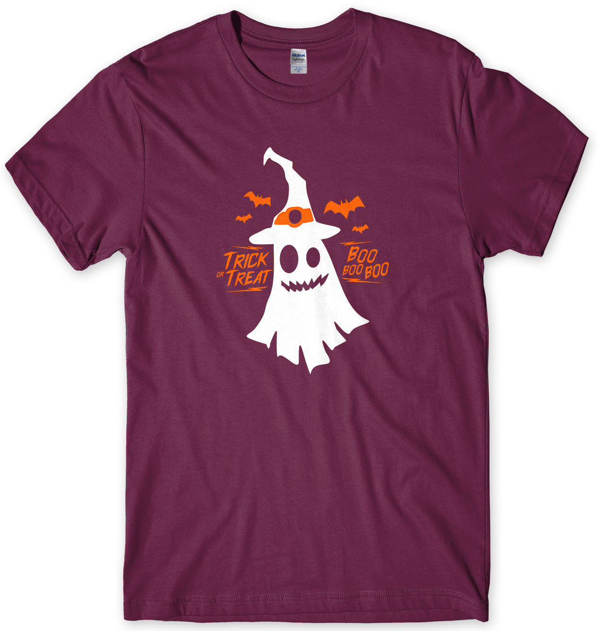 Halloween Trick Or Treat Boo Mens Funny Unisex T-Shirt