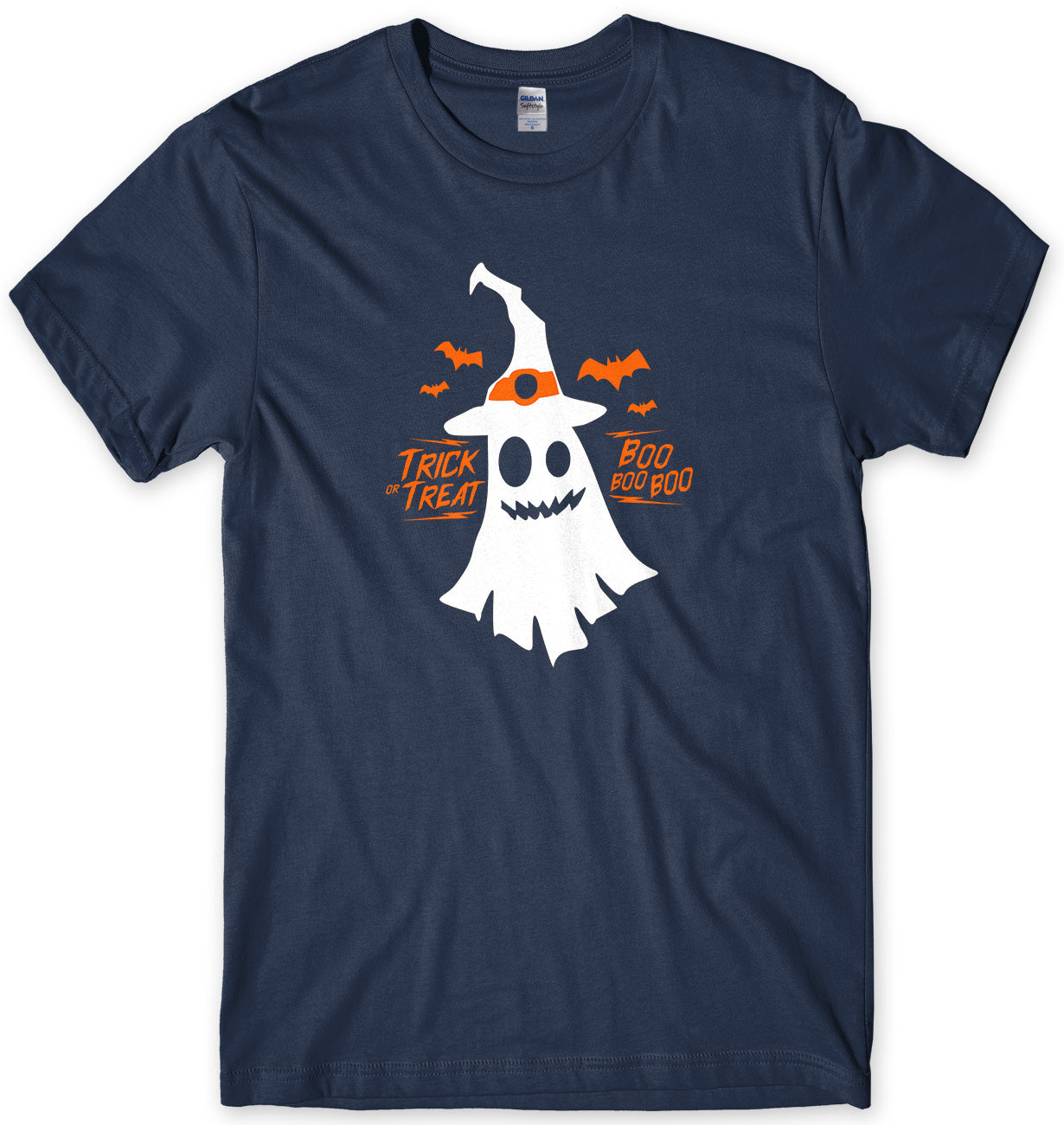 Halloween Trick Or Treat Boo Mens Funny Unisex T-Shirt