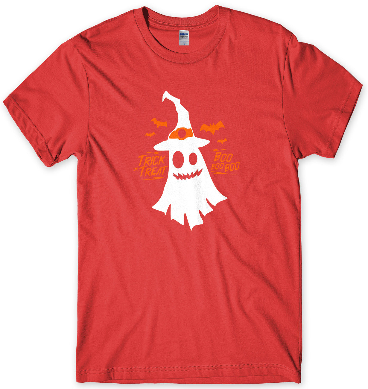 Halloween Trick Or Treat Boo Mens Funny Unisex T-Shirt