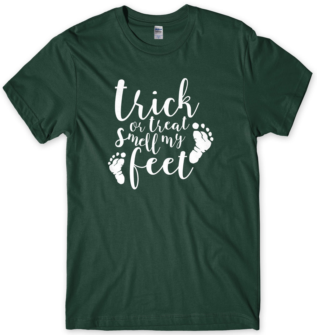 Trick Or Treat Smell My Feet Halloween Mens Funny Unisex T-Shirt