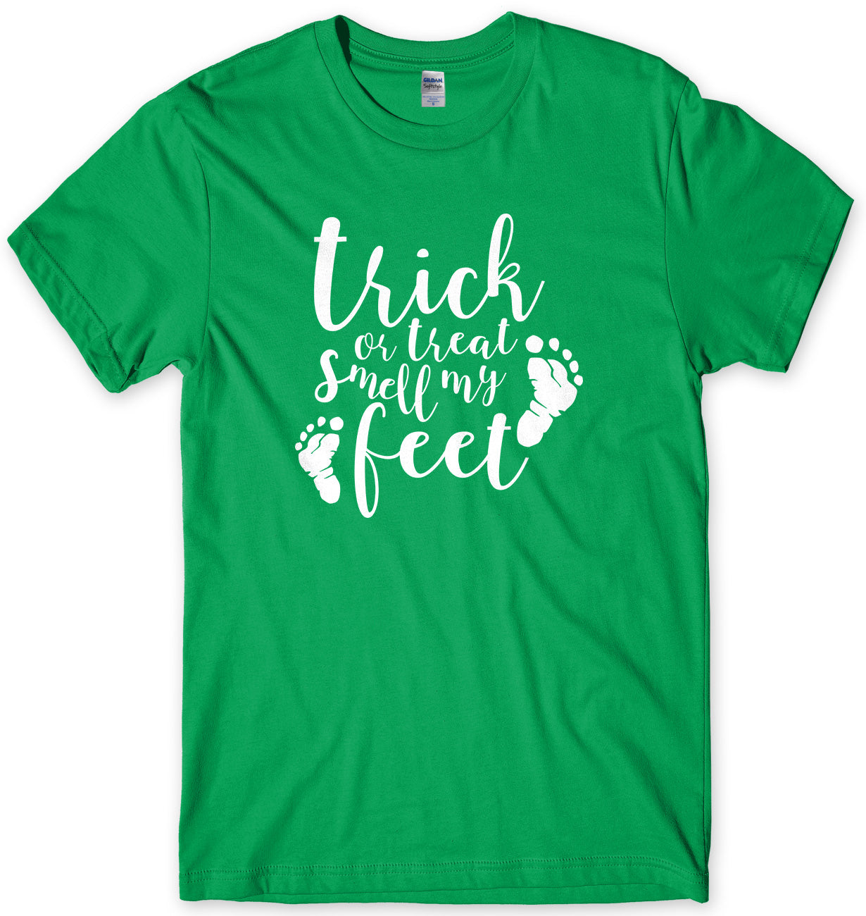 Trick Or Treat Smell My Feet Halloween Mens Funny Unisex T-Shirt