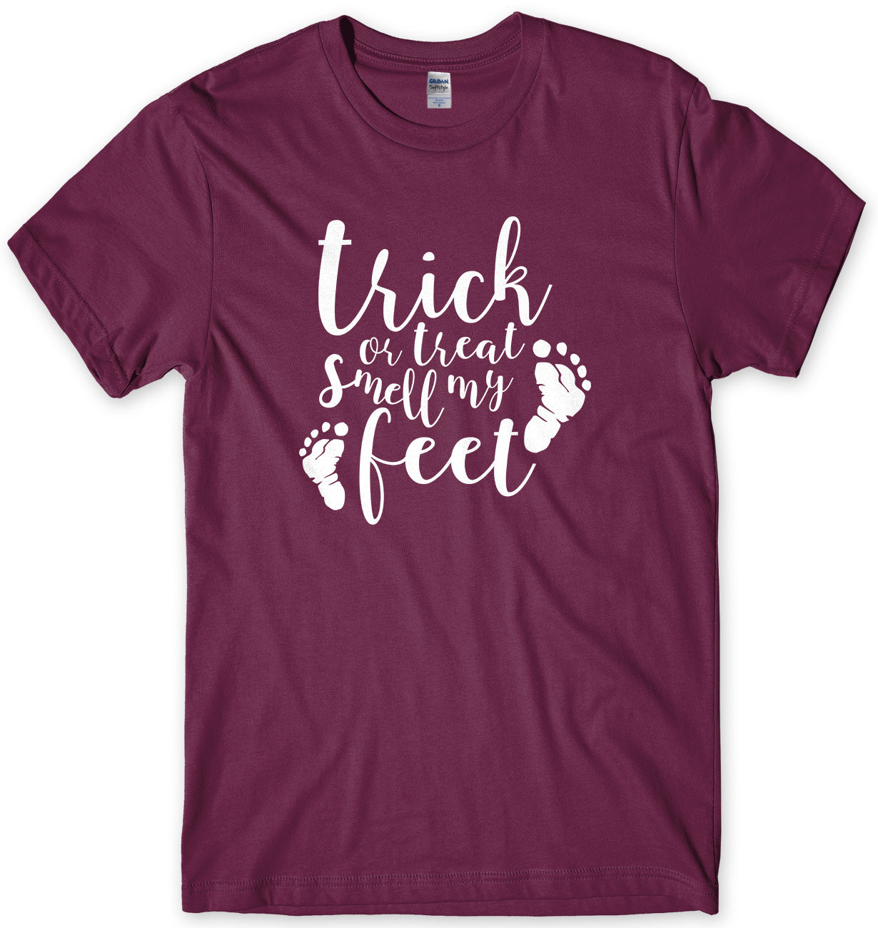 Trick Or Treat Smell My Feet Halloween Mens Funny Unisex T-Shirt