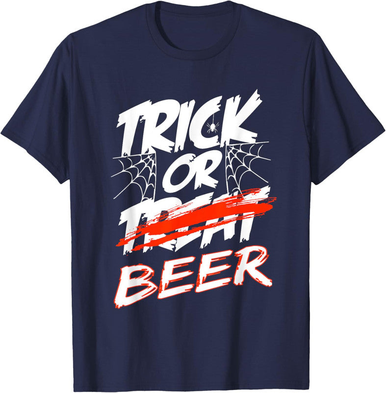 Trick Or Beer - Trick Or Treating Halloween Design Unisex T-Shirt
