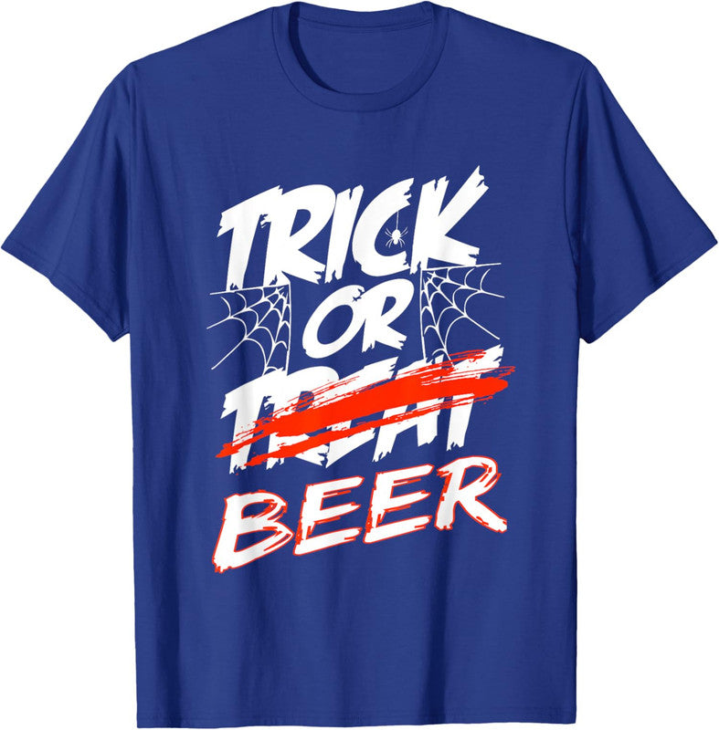 Trick Or Beer - Trick Or Treating Halloween Design Unisex T-Shirt