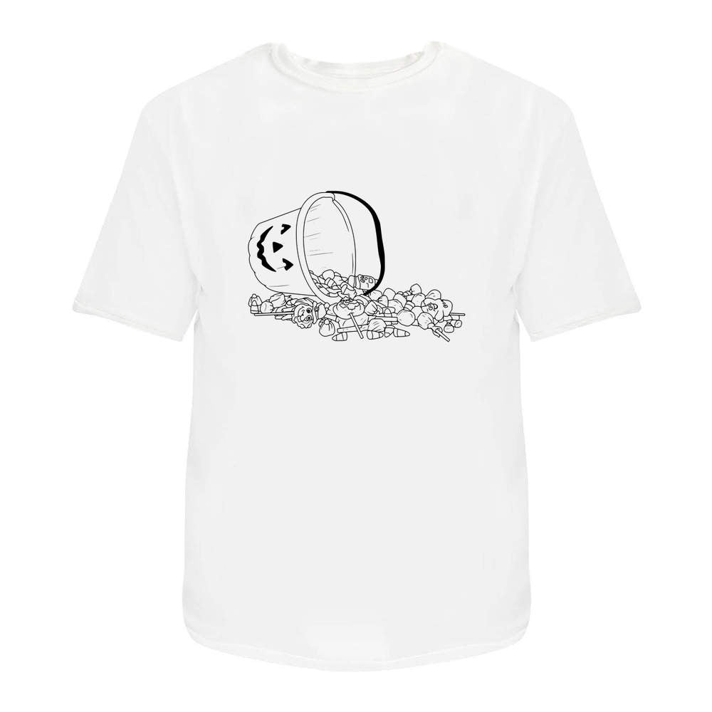 'Trick Or Treat Candy Bucket' Unisex T-Shirt - 100% Cotton (S-XXL) (TA054784)