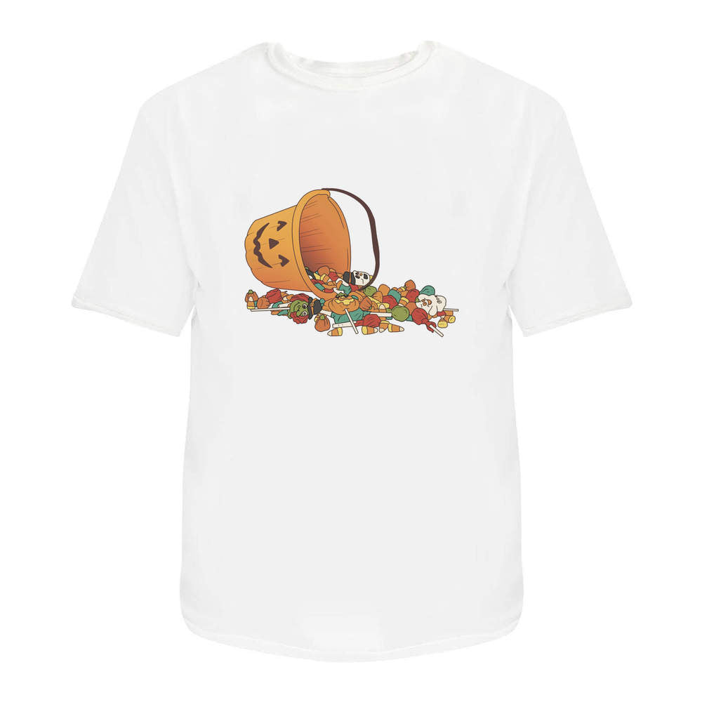 'Trick Or Treat Candy Bucket' Unisex T-Shirt - 100% Cotton (S-XXL) (TA054785)