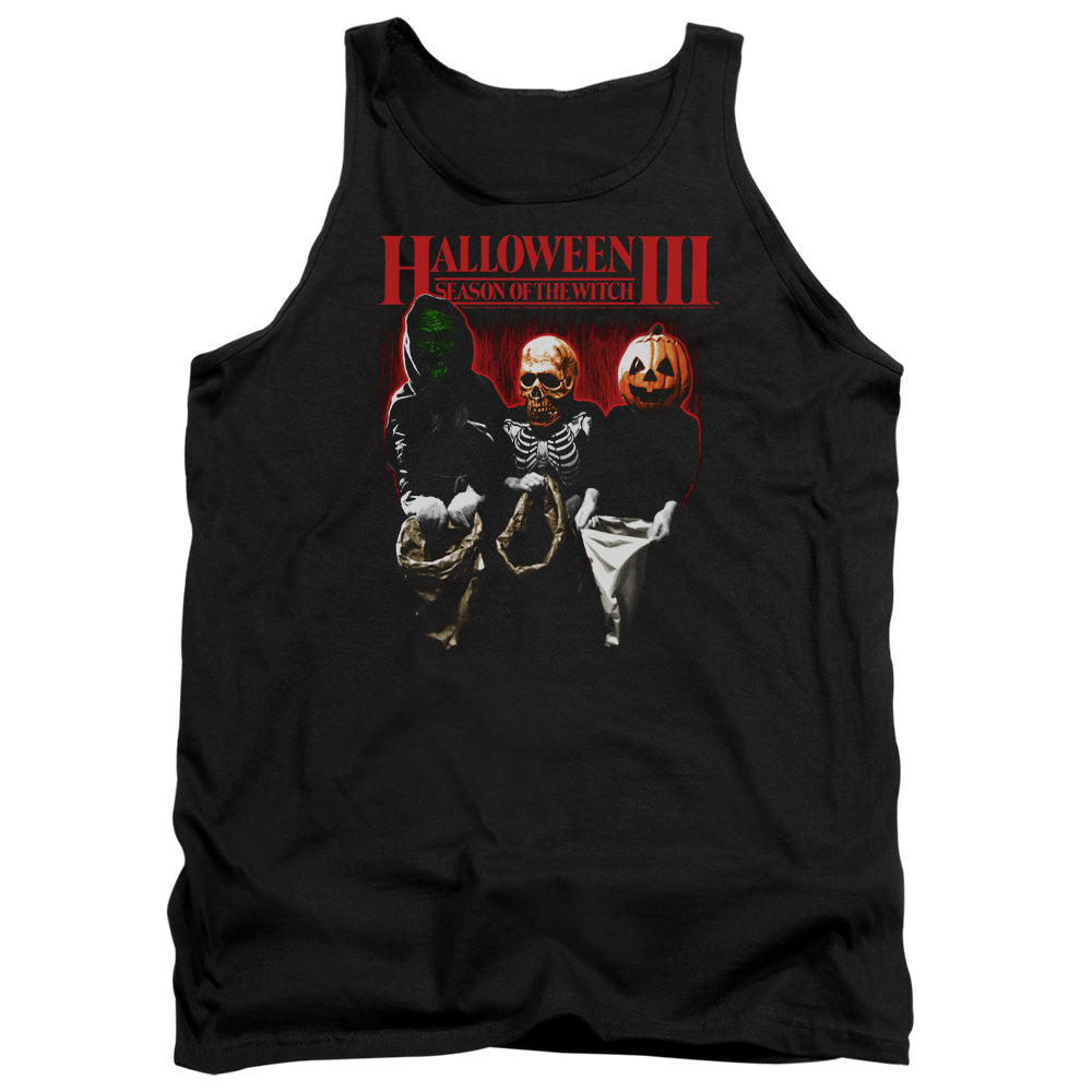 Halloween Tanktop Trick or Treat Black Tank