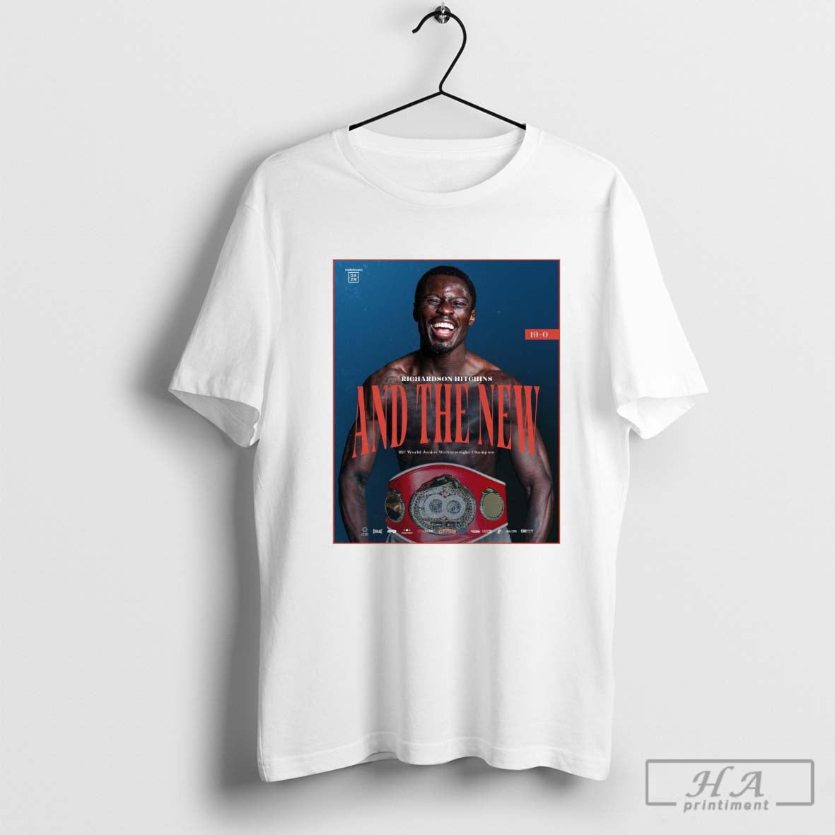 Official Poster Richardson Hitchins And The New Ibf World Junior Welterweight Champions T Shirt