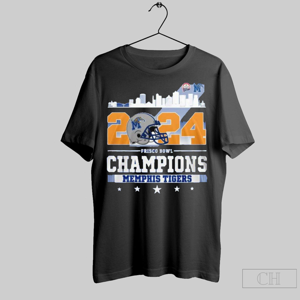 2024 Frisco Bowl Champions Memphis Tigers T Shirt Sweater