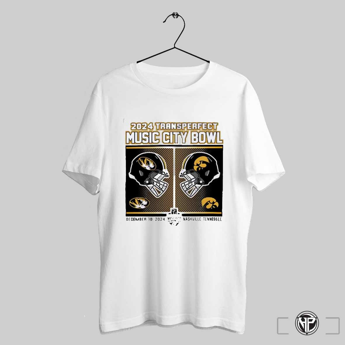 2024 Music City Bowl Missouri Tigers Vs Iowa Hawkeyes Helmet Shirt Trending Sweatshirt