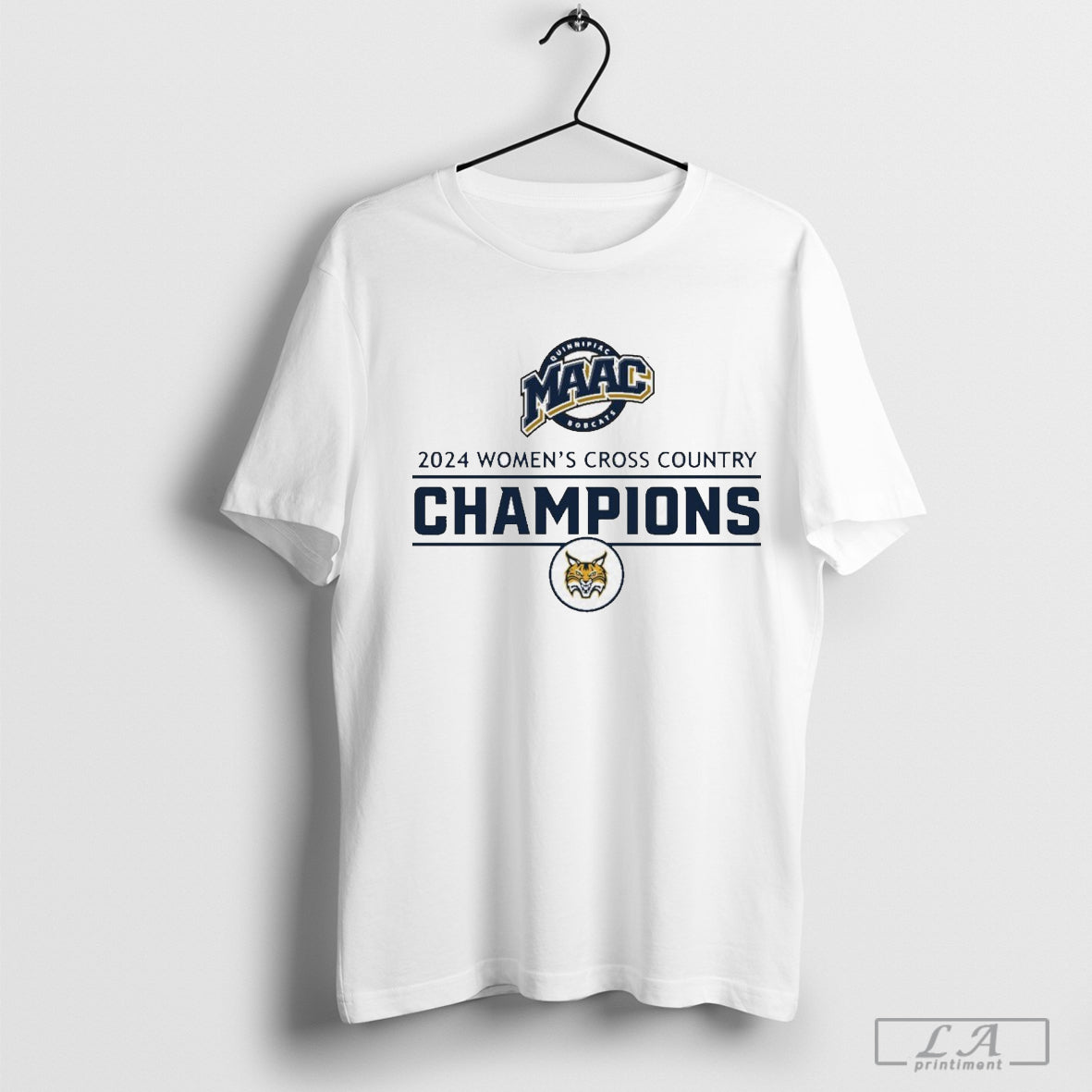Quinnipiac Bobcats 2024 MAAC Women’s Cross Country Champions Shirt