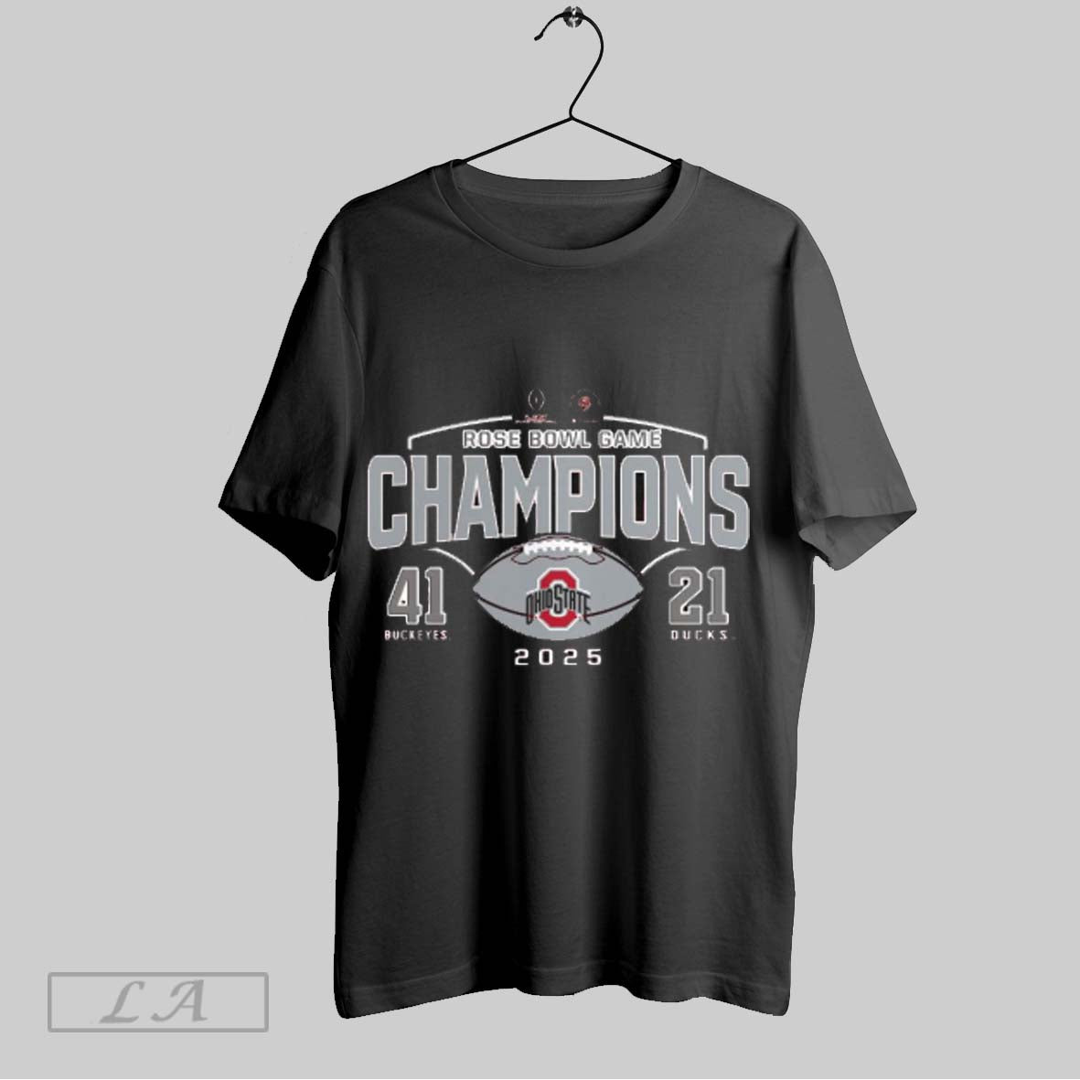Ohio State Buckeyes College Football Playoff 2025 Rose Bowl Champions Victory Ahead 41 21 Shirt