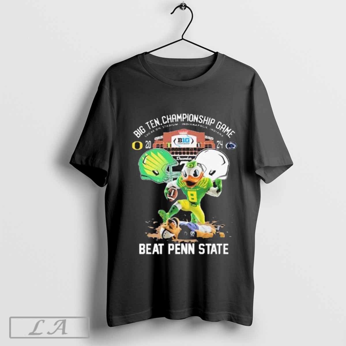Oregon Beat Penn State Big Ten Championship Game 2024 Shirt