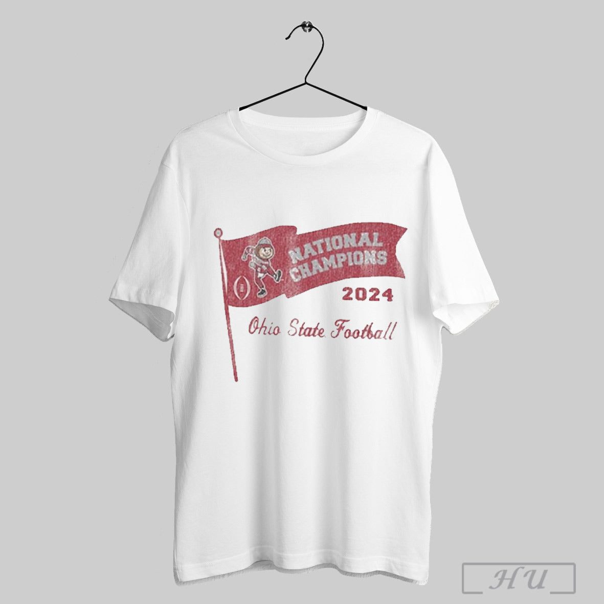 Ohio State Buckeyes Natural College Football Playoff 2024 National Champions Flag Vintage T Shirts Sweatshirt Hoodies Poster