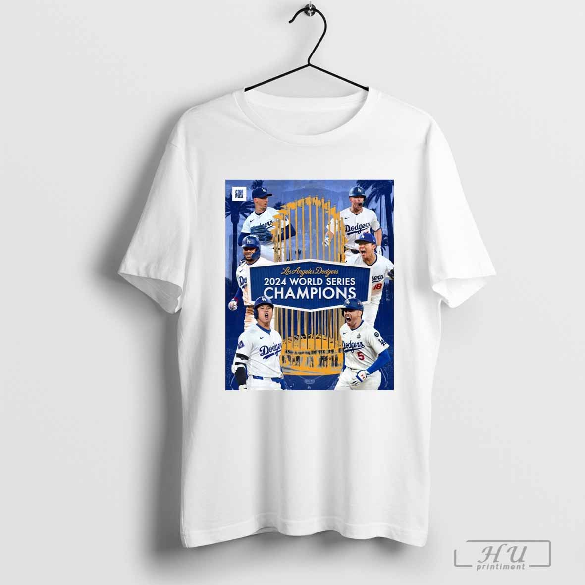 Poster The Los Angeles Dodgers Win Their 8th World Series Champions Complex Sports T-shirt