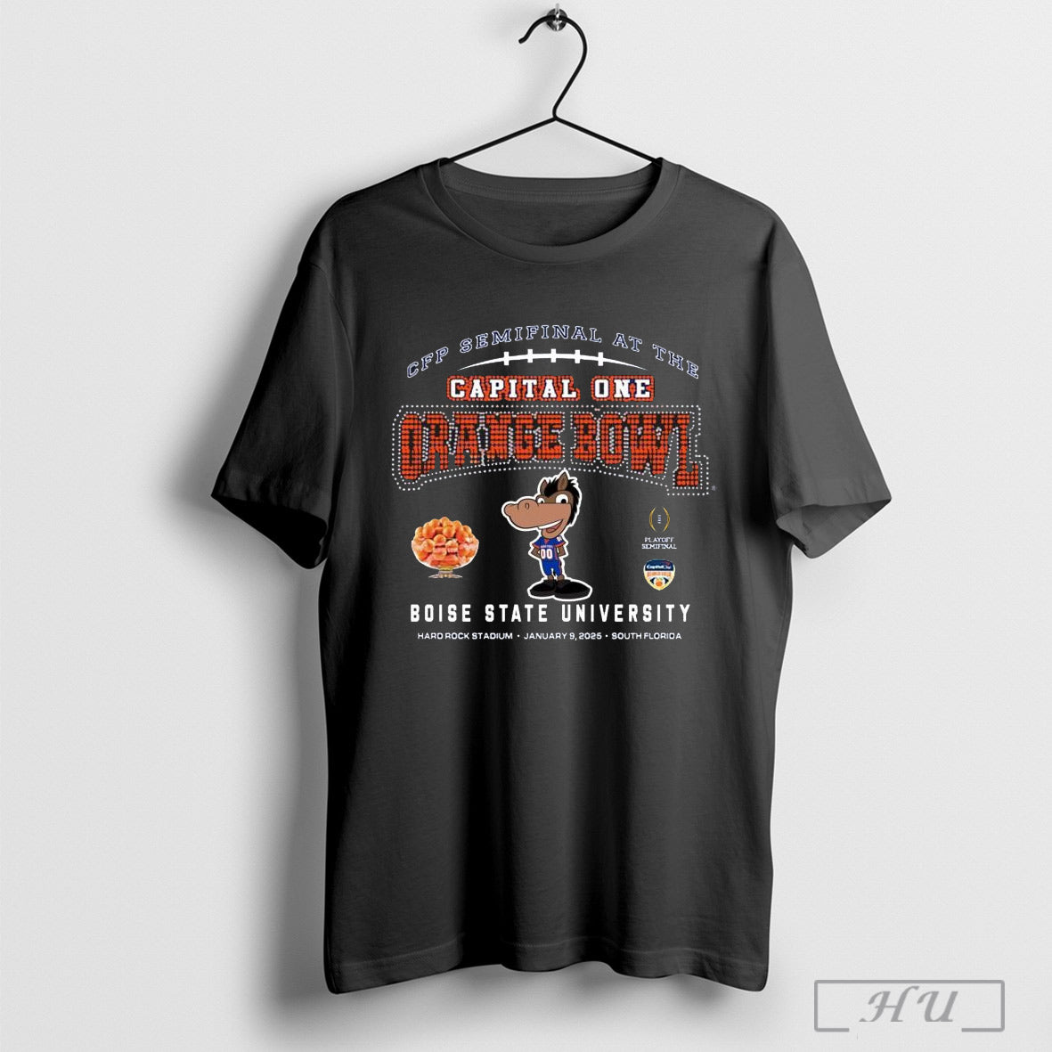 2025 Cfp Semifinal At The Orange Bowl Boise State University Football T Shirt