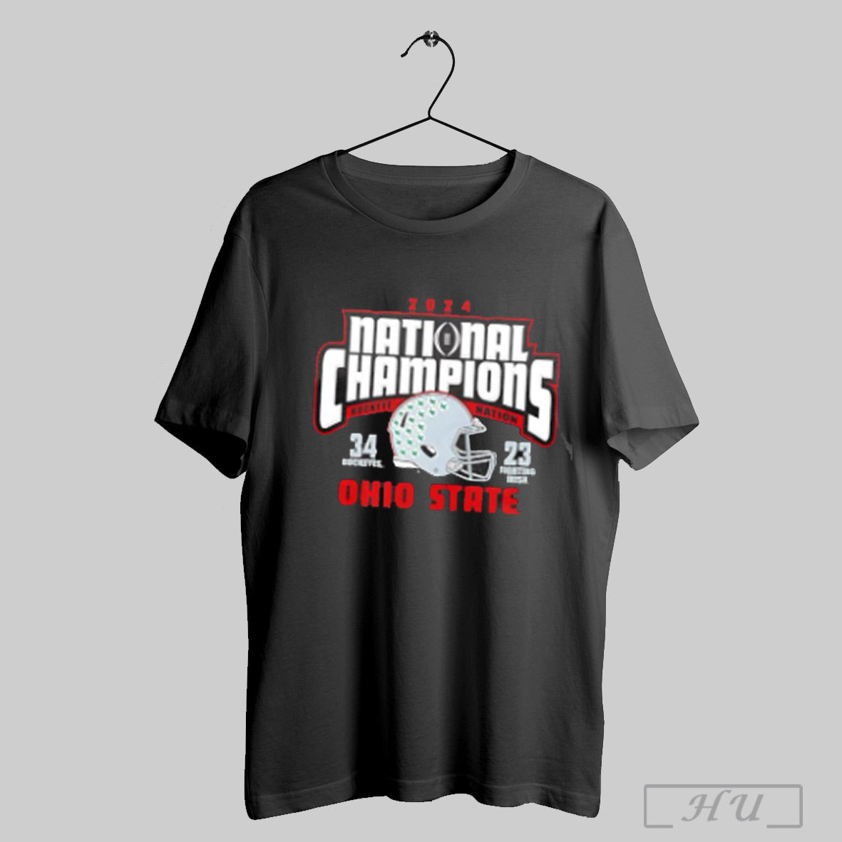 Ohio State Buckeyes Cfp Mens 2024 National Champions Score T Shirt Sweatshirt Poster