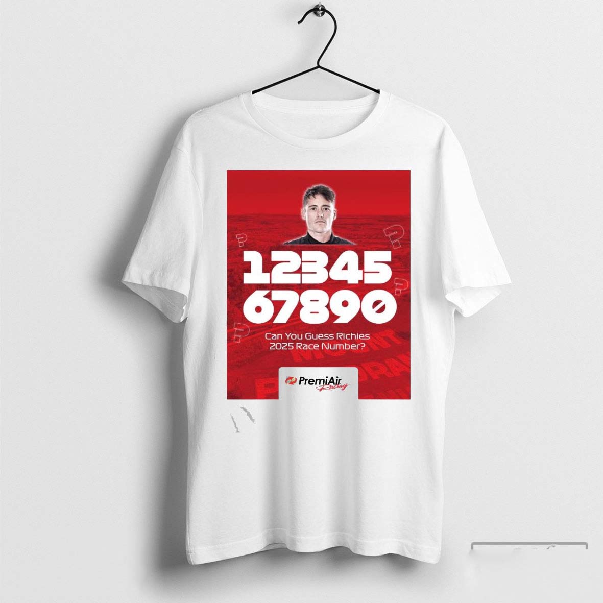 12345 67890 Can You Guess Richies 2025 Race Number Shirt