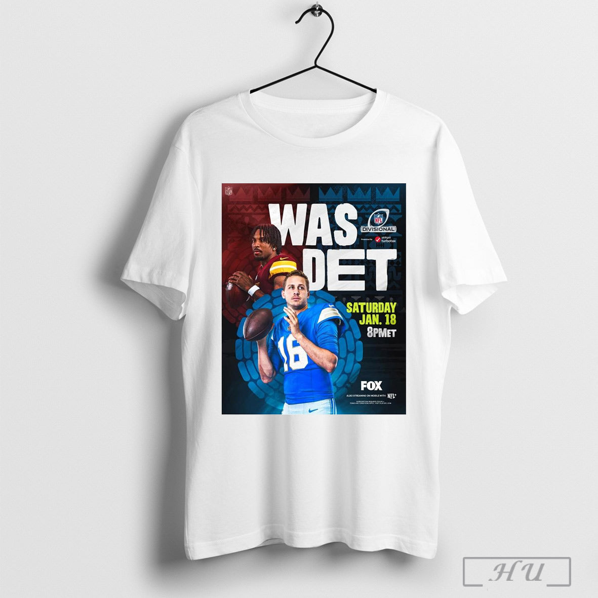 Poster Washington Commanders Vs Detroit Lions Nfl Football Divisional In The Nfc Championship Saturday January 18 T Shirt