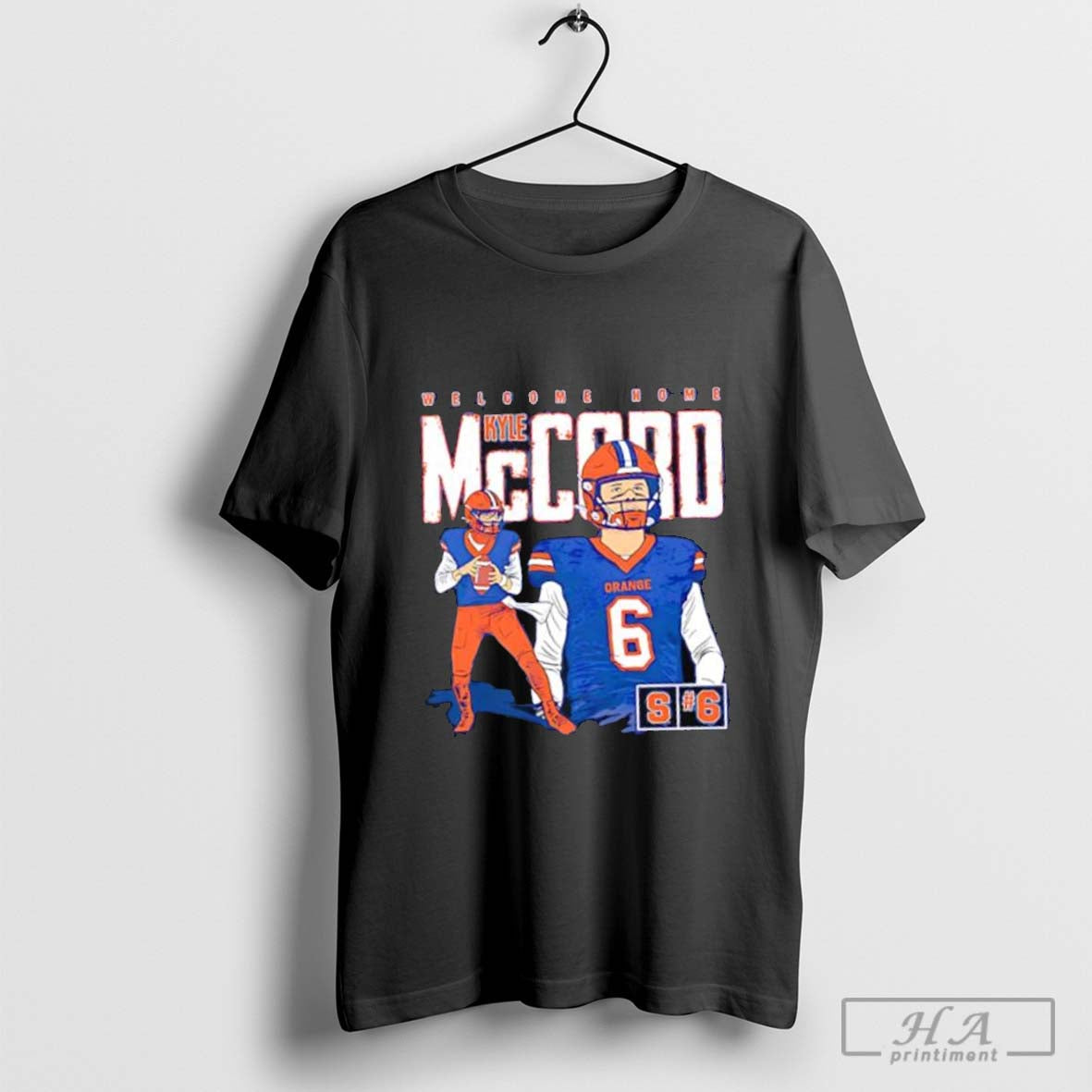 Kyle Mccord Syracuse Orange Player Cartoon Shirt