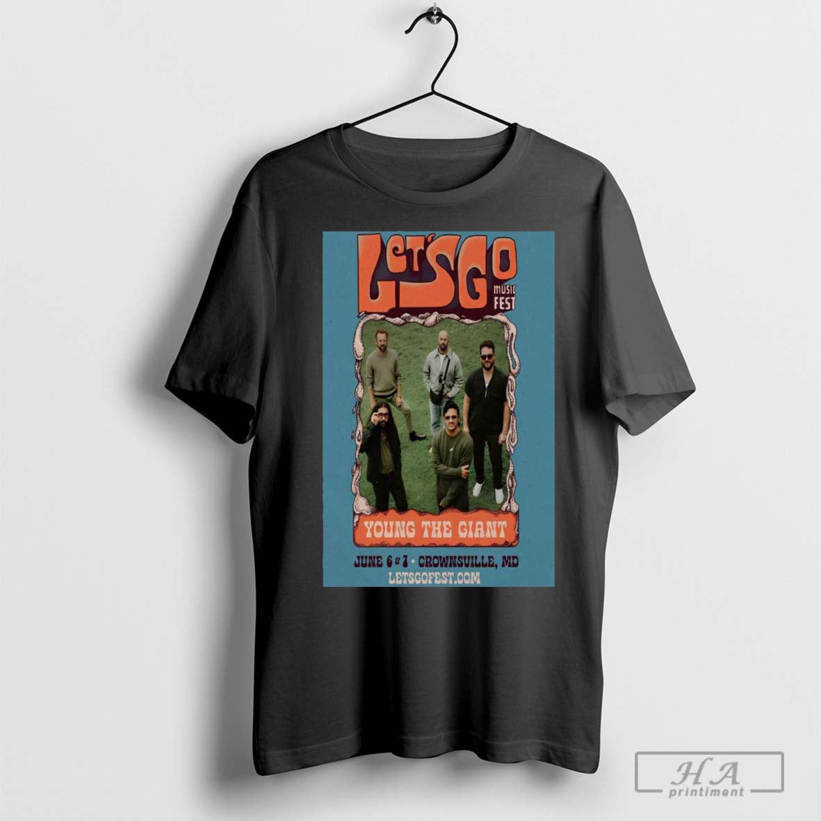 2024 Young The Giant Crownsville Md Poster Shirt