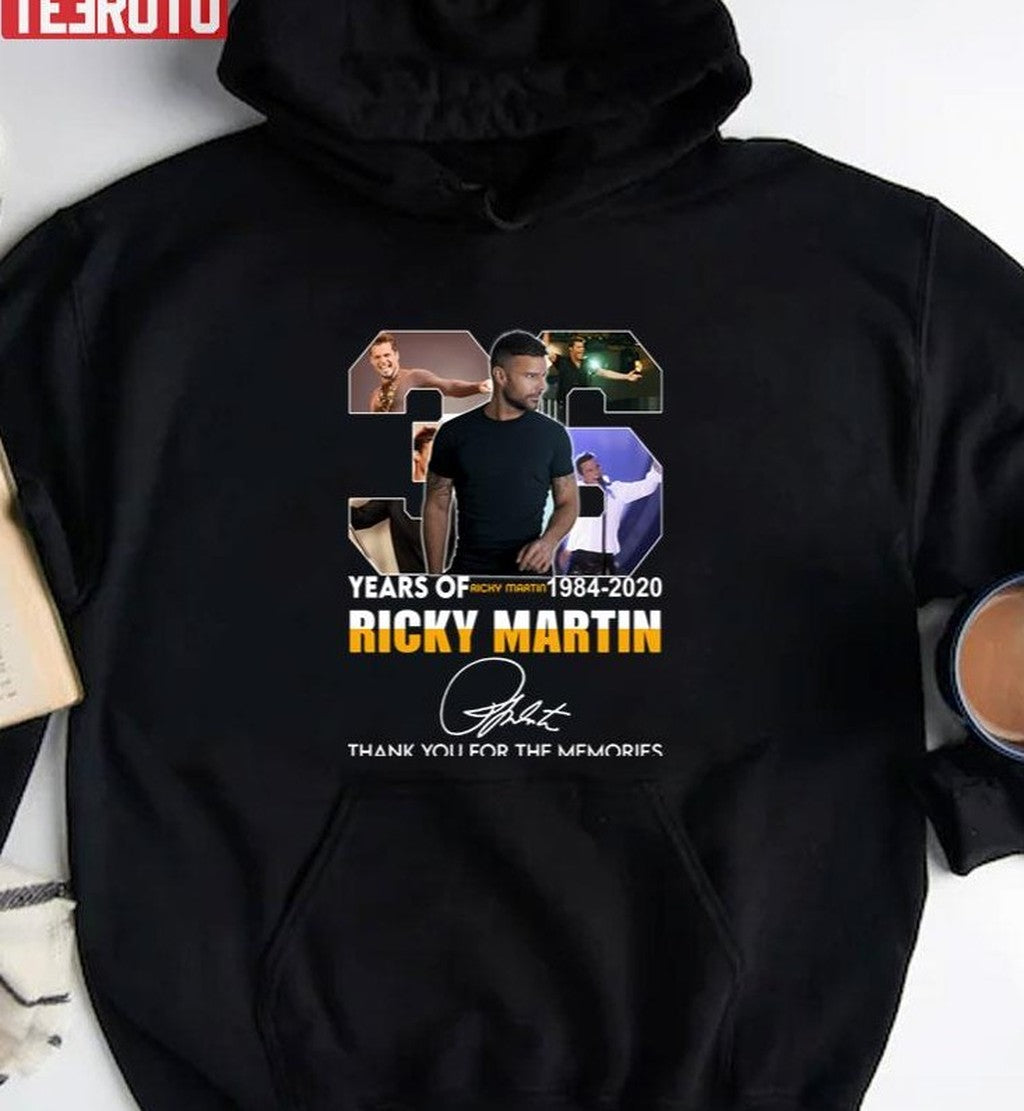 36th Years Anniversary Ricky Martin Unisex T-Shirt