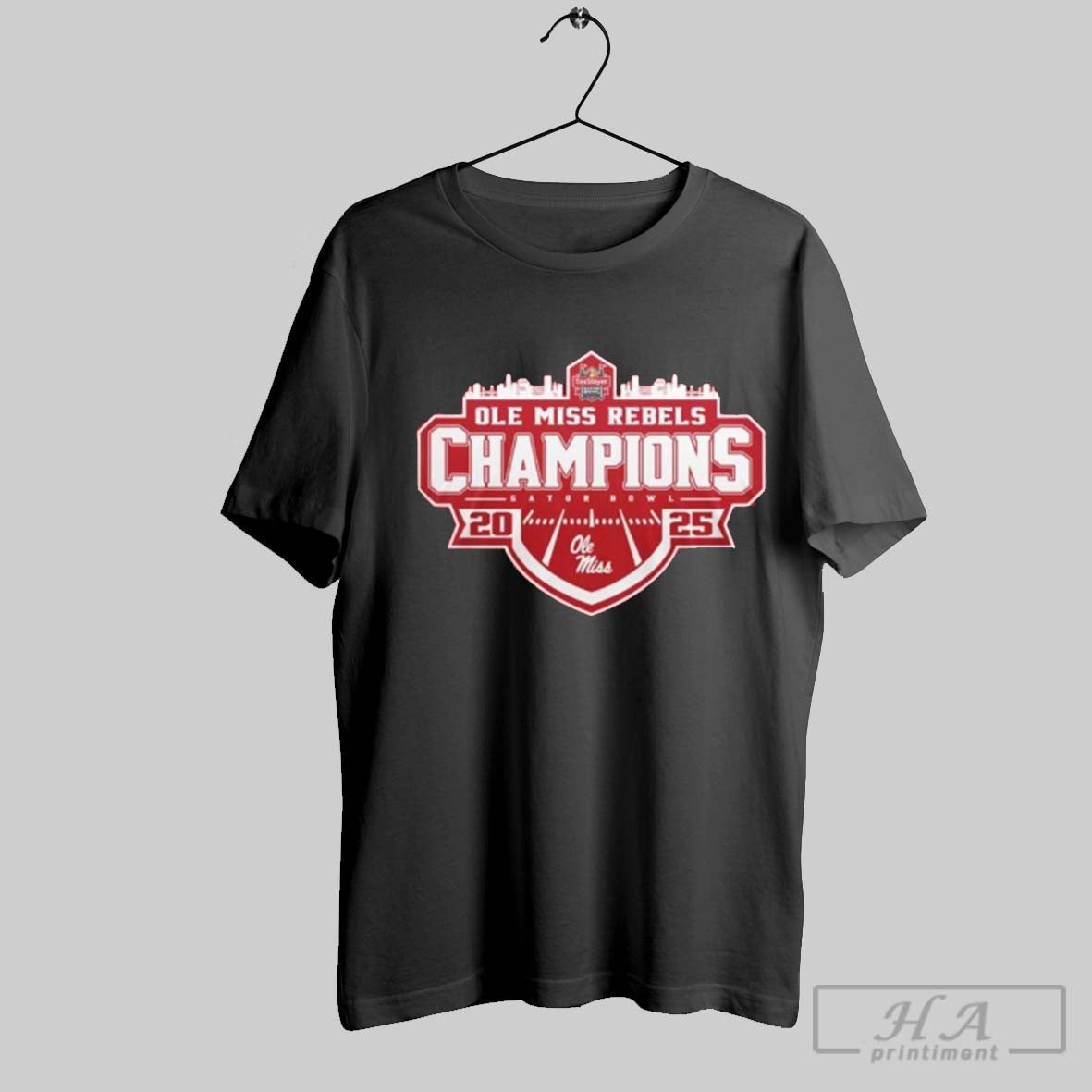 Ole Miss Rebels Football Champions Gator Bowl 2025 Special T Shirt