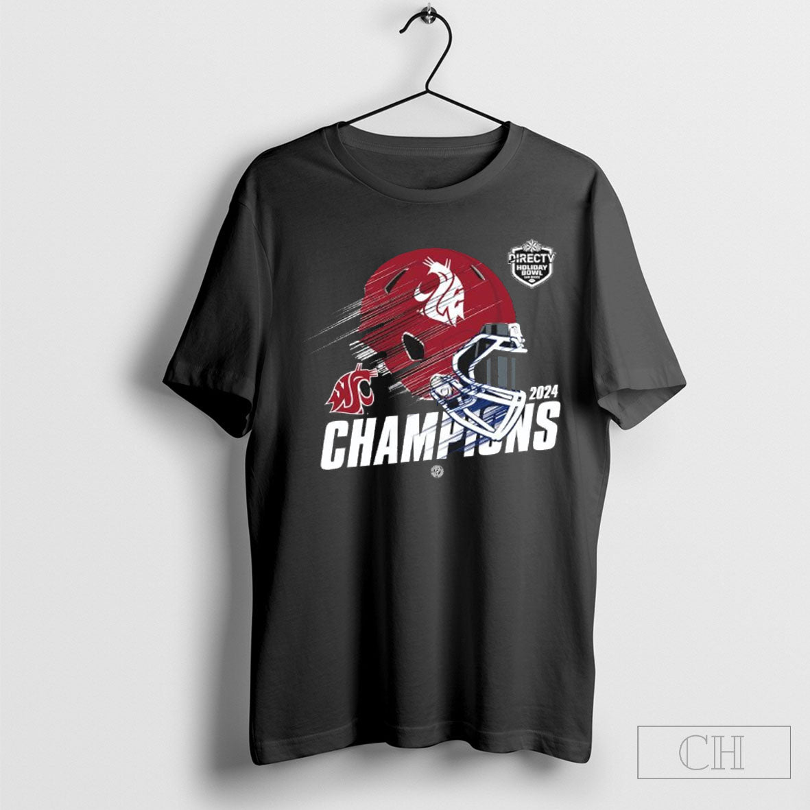 Official Washington State Cougars 2024 Directv Holiday Bowl Champions Shirt