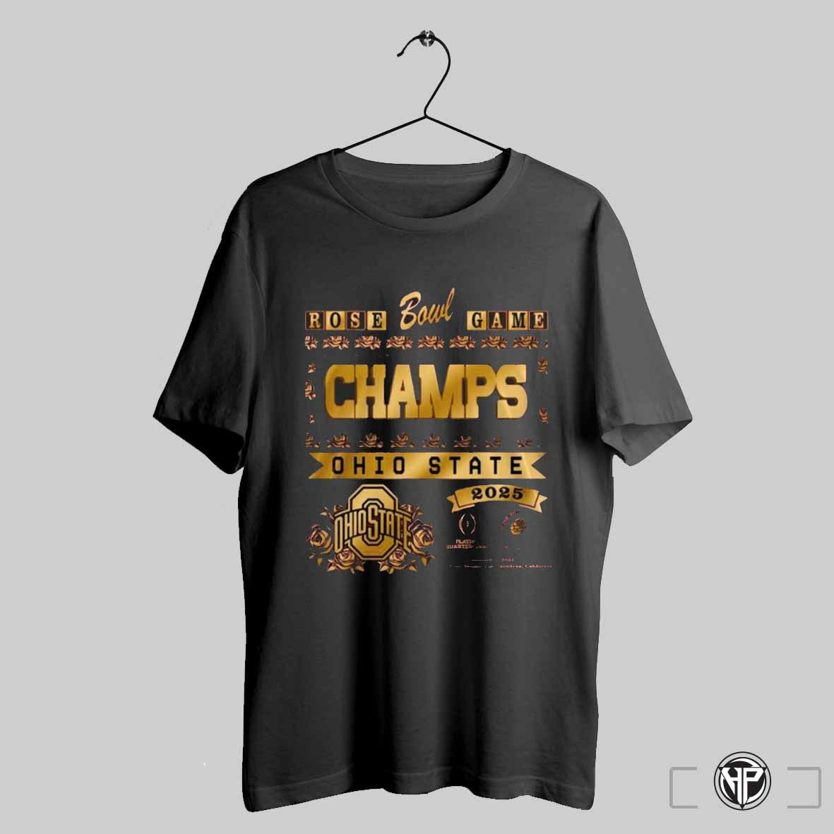 Ohio State Buckeyes Are The Rose Bowl Champions Ncaa 2025 Golden Shirt Trendy Sweatshirt