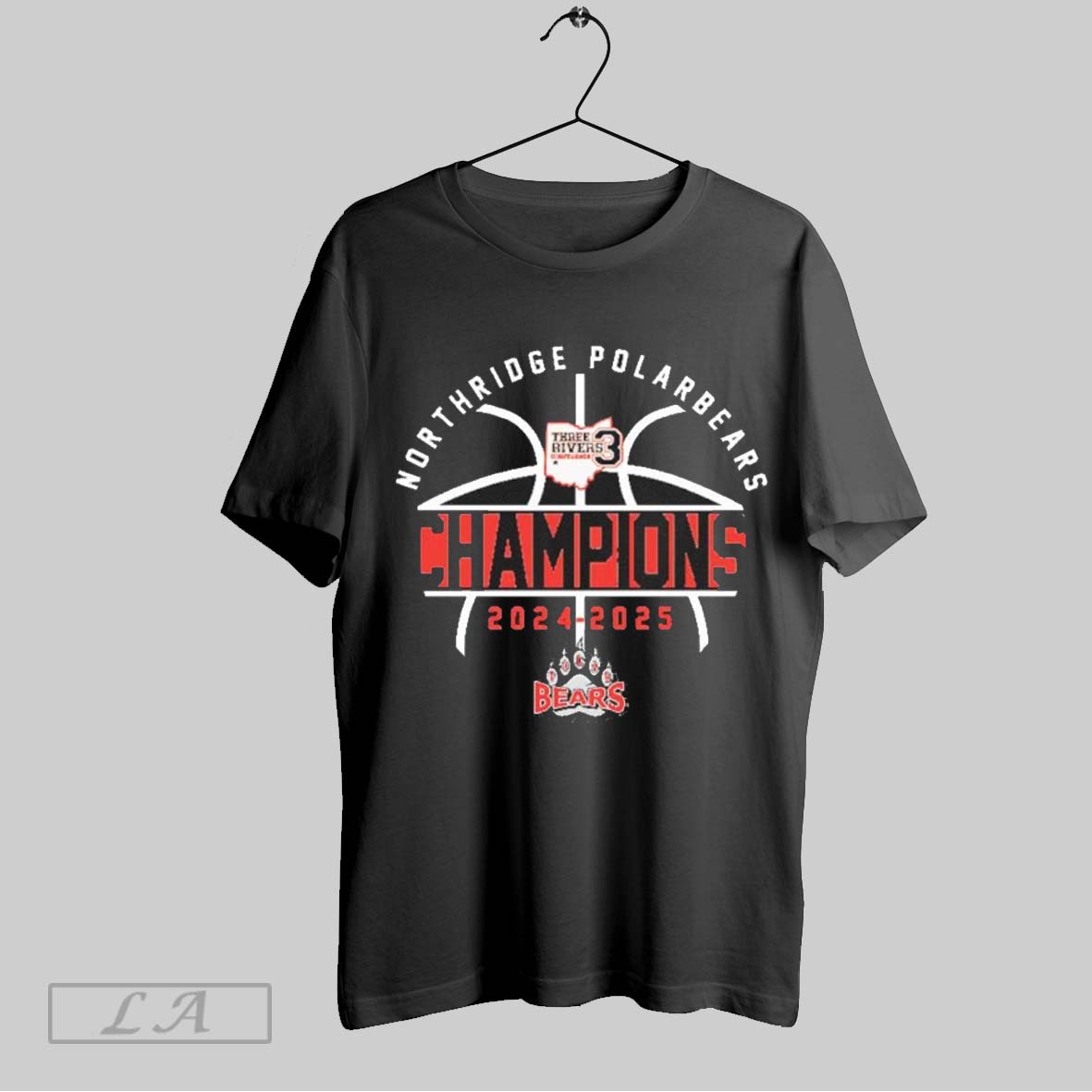 Original Northridge Polar Bears 2024 2025 3 River Conference Champions T Shirt Sweatshirt Hoodie Shirt